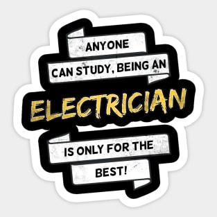 Funny Electrician Journeyman Electrical Engineer Sticker